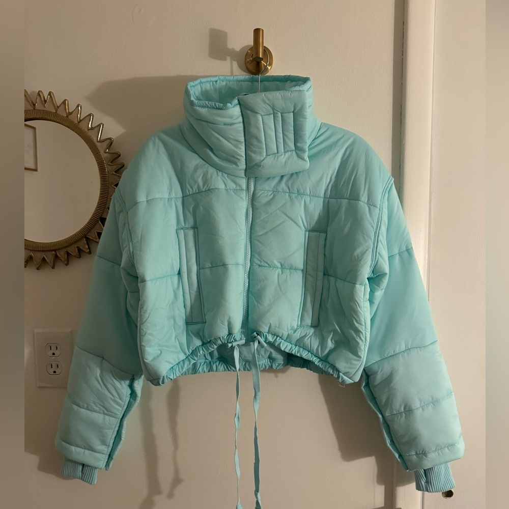 Free People Movement High Frequency Cropped Puffer Jacket